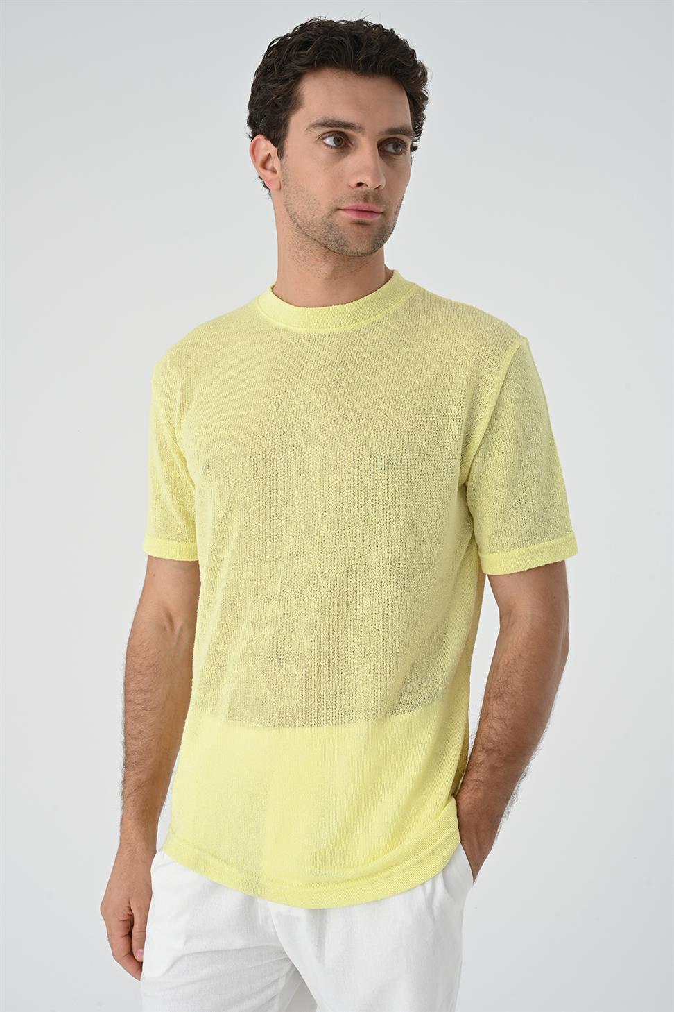 طاقم الرقبة تي شيرت للرجال