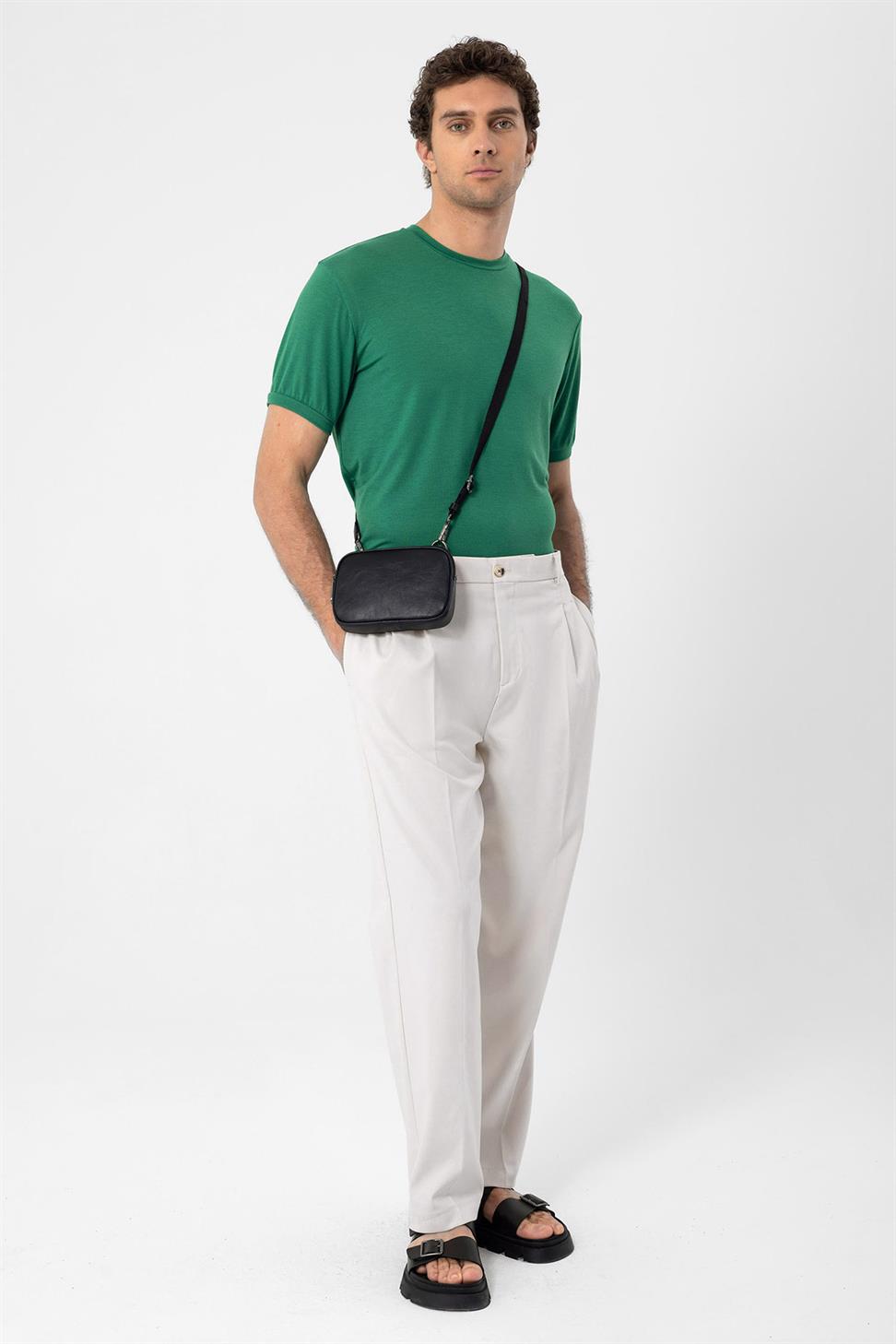 طاقم الرقبة تي شيرت للرجال