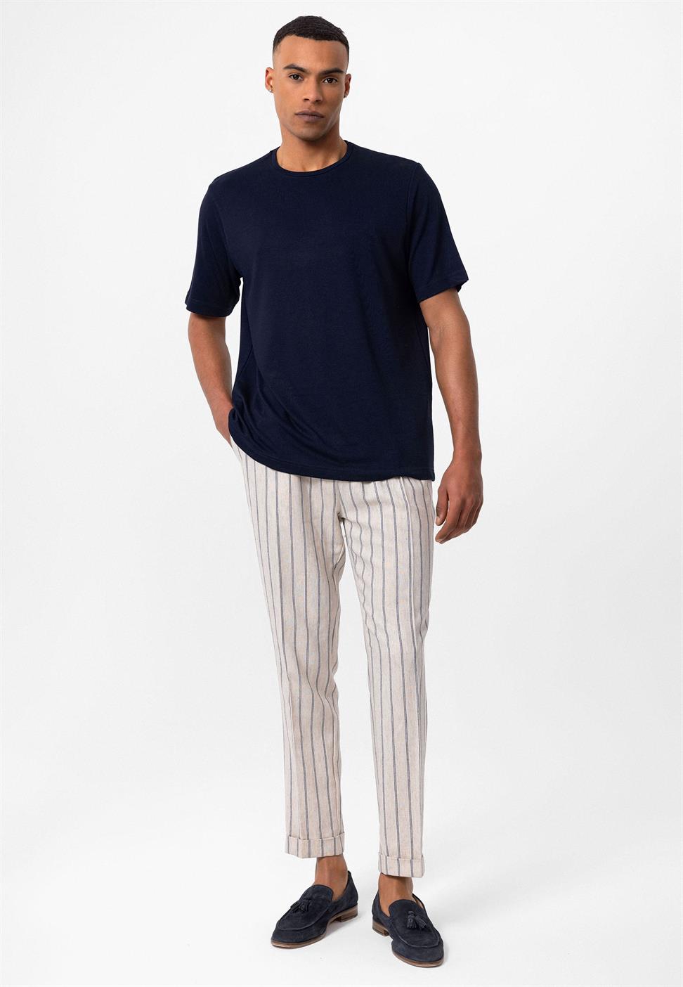 طاقم الرقبة العادية تناسب الرجال تي شيرت