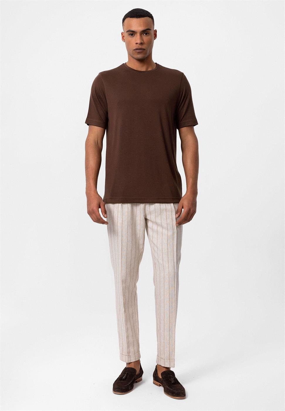 طاقم الرقبة العادية تناسب الرجال تي شيرت