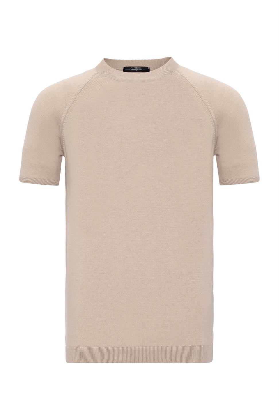 طاقم الرقبة تريكو تي شيرت