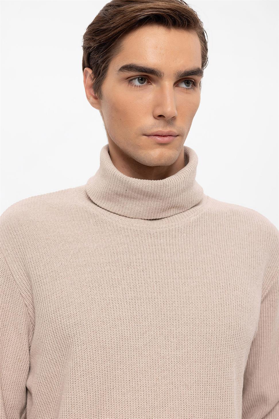 سترة الياقة المدورة للرجال