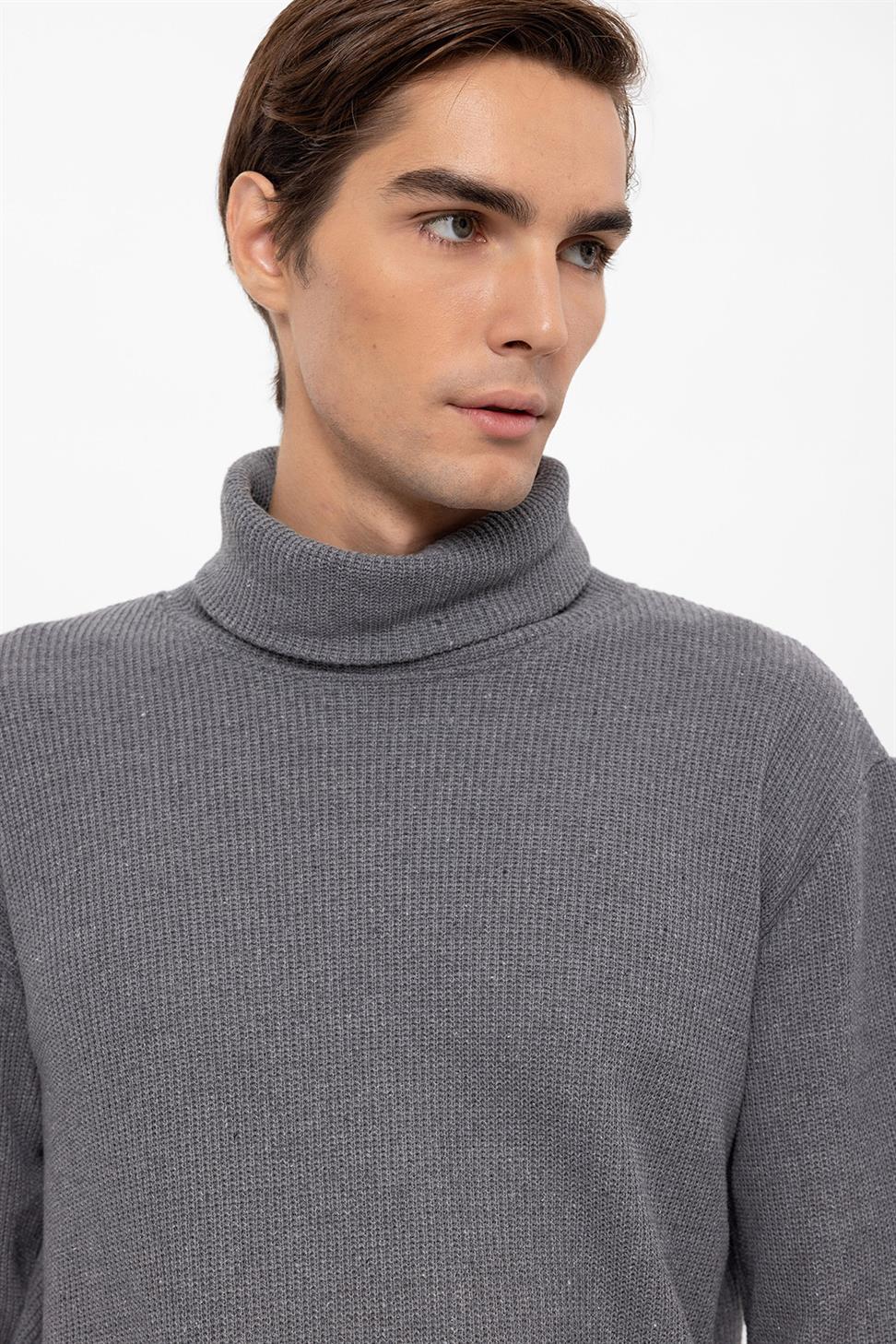 سترة الياقة المدورة للرجال