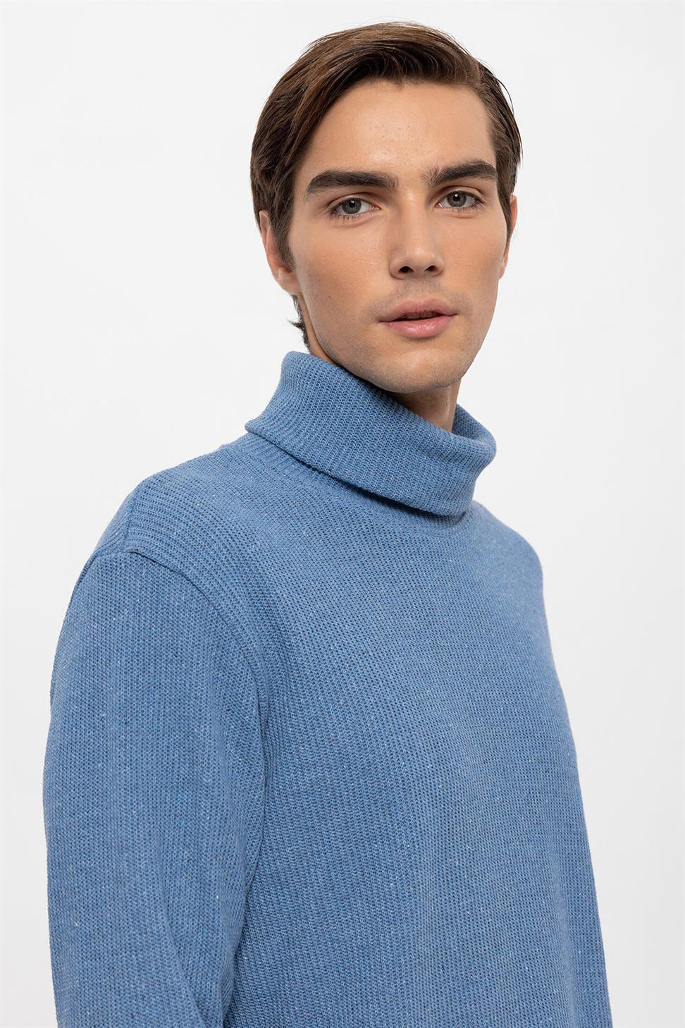 سترة الياقة المدورة للرجال