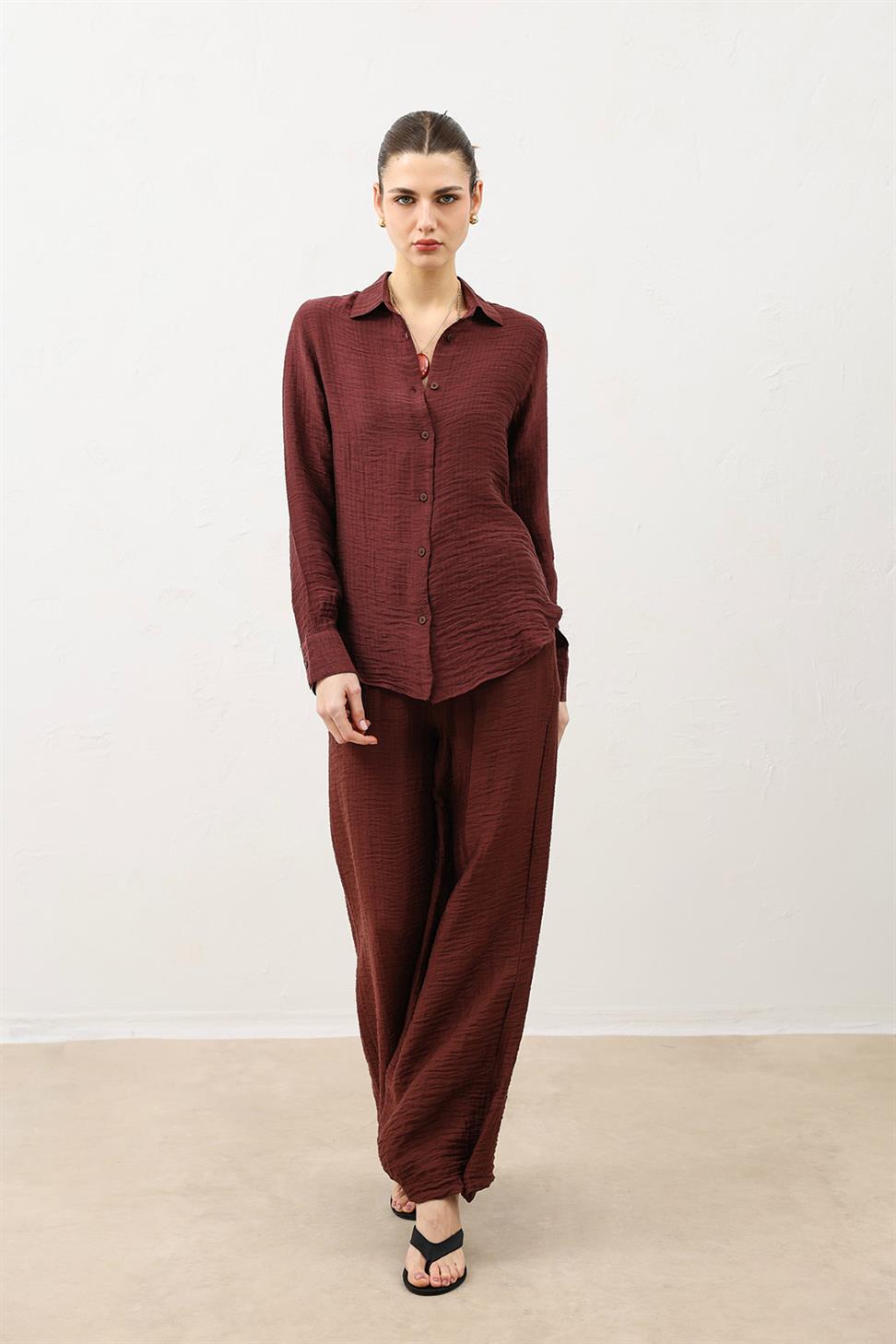 بنطلون نسائي قابل للتعديل مع أساور