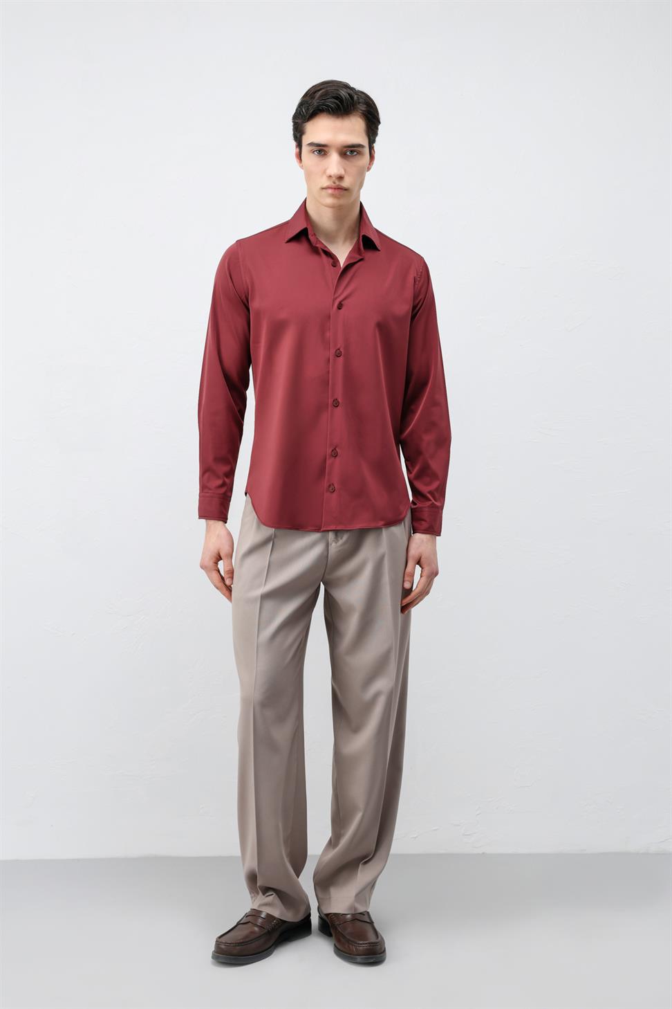 قميص رجالي من طراز Comfort Slim