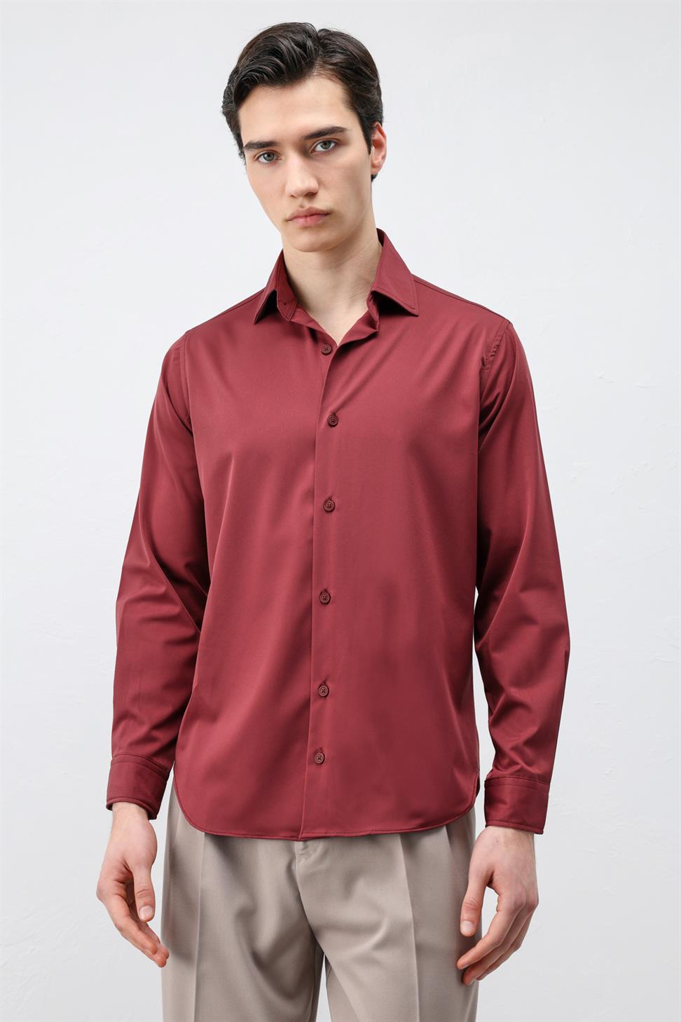 قميص رجالي من طراز Comfort Slim