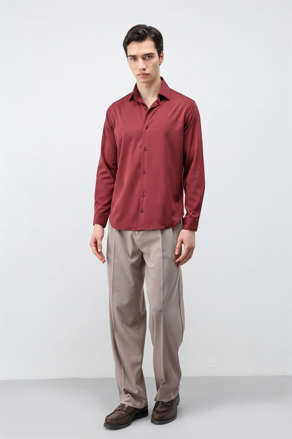 قميص رجالي من طراز Comfort Slim