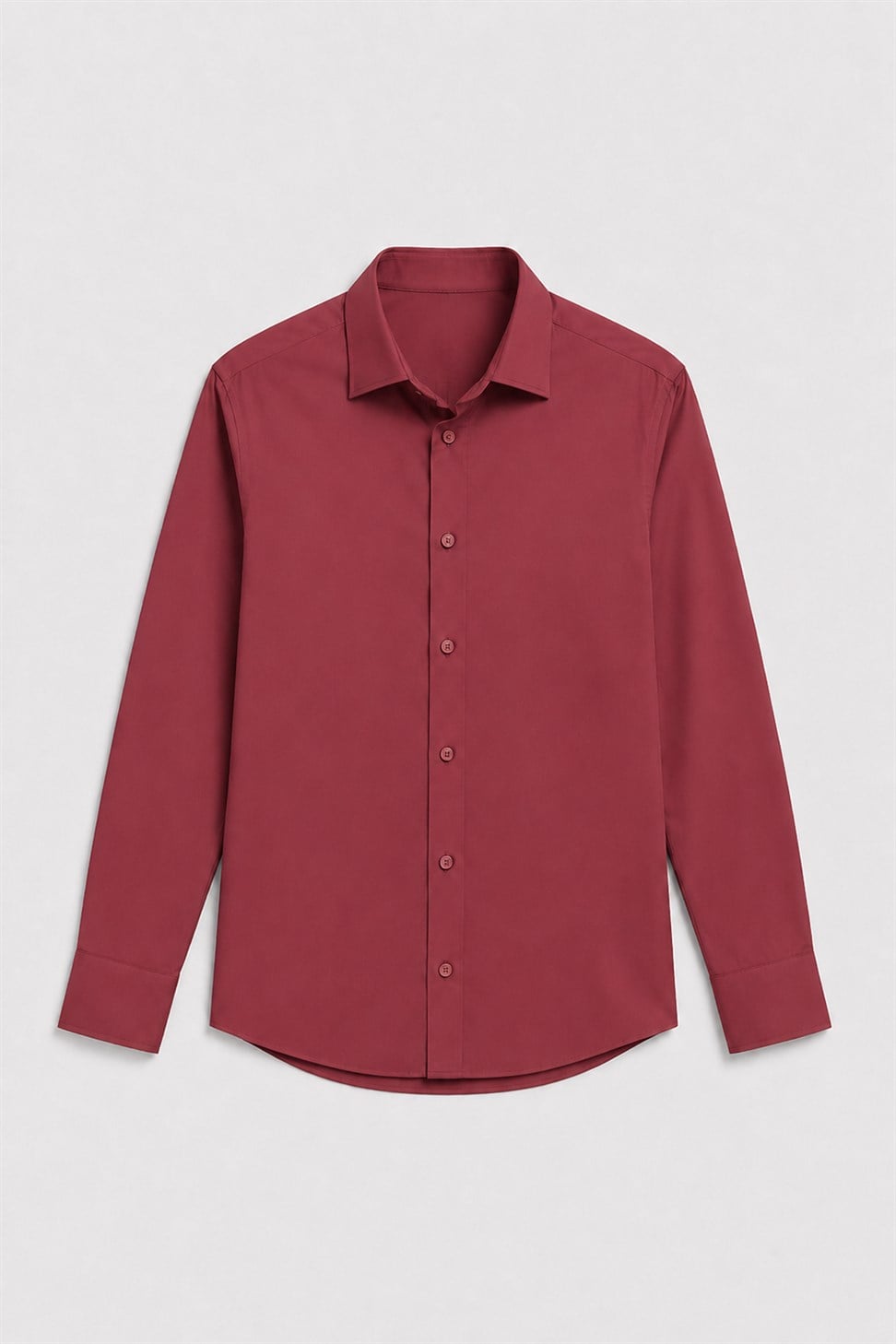 Antioch Bordo Comfort Slim Erkek Gömlek