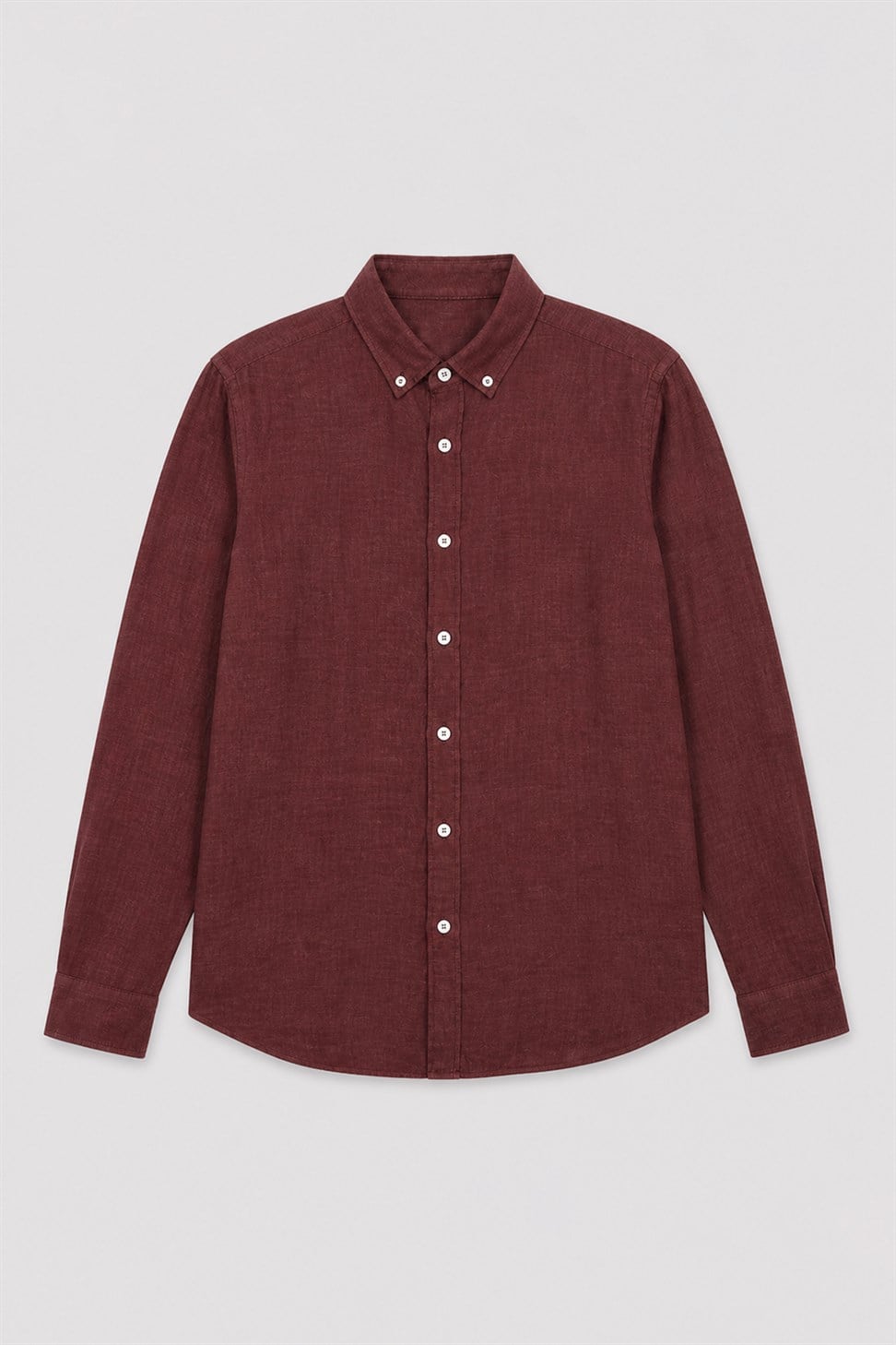 Relaxed Fit Mens Shirt with Linen Blend