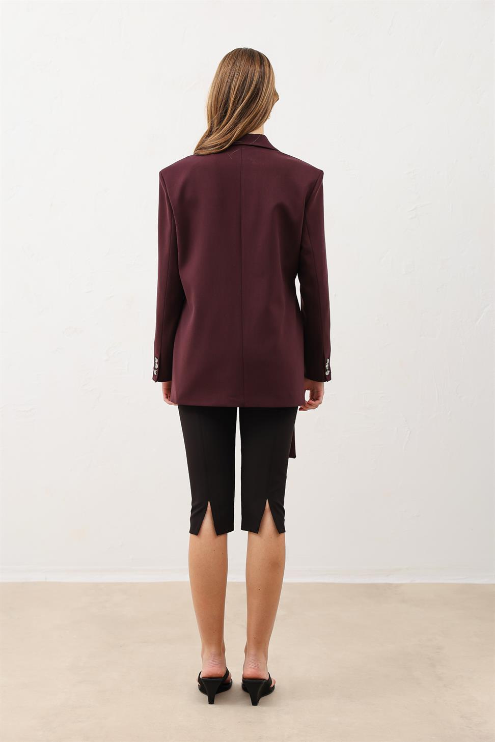 Belted Womens Blazer