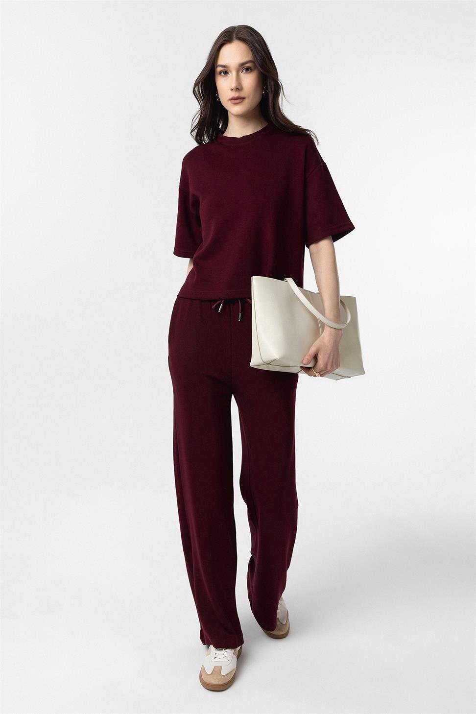 Antioch Bordo Modal Kadın Eşofman Takım