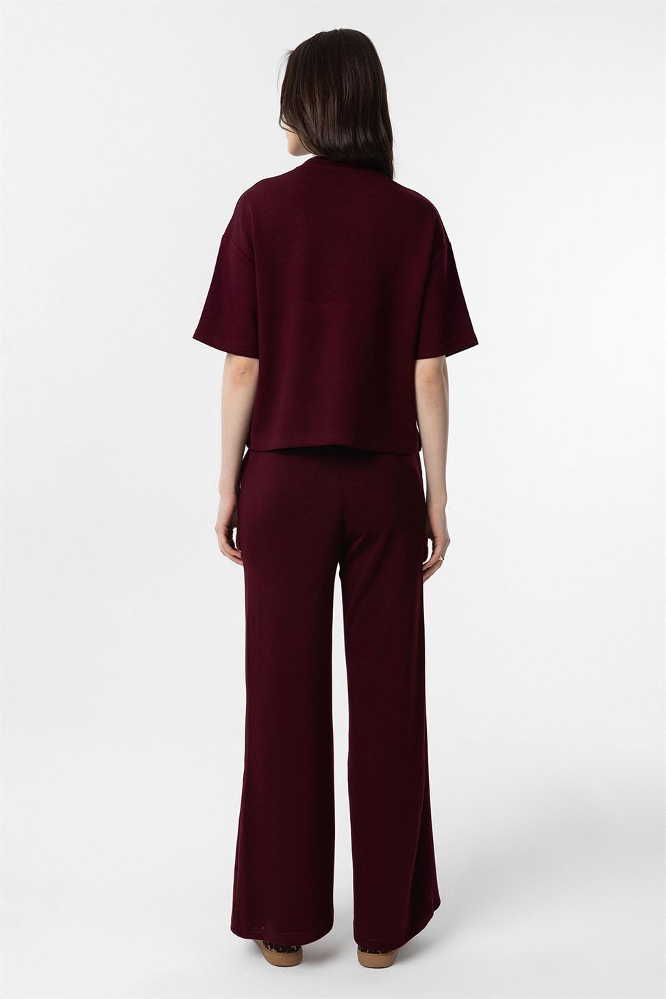 Antioch Bordo Modal Kadın Eşofman Takım