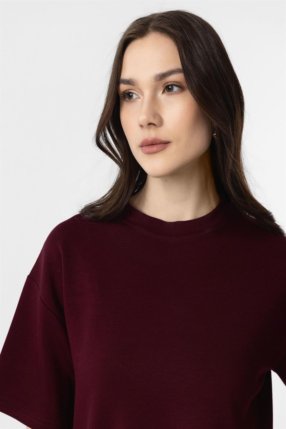 Antioch Bordo Modal Kadın Eşofman Takım