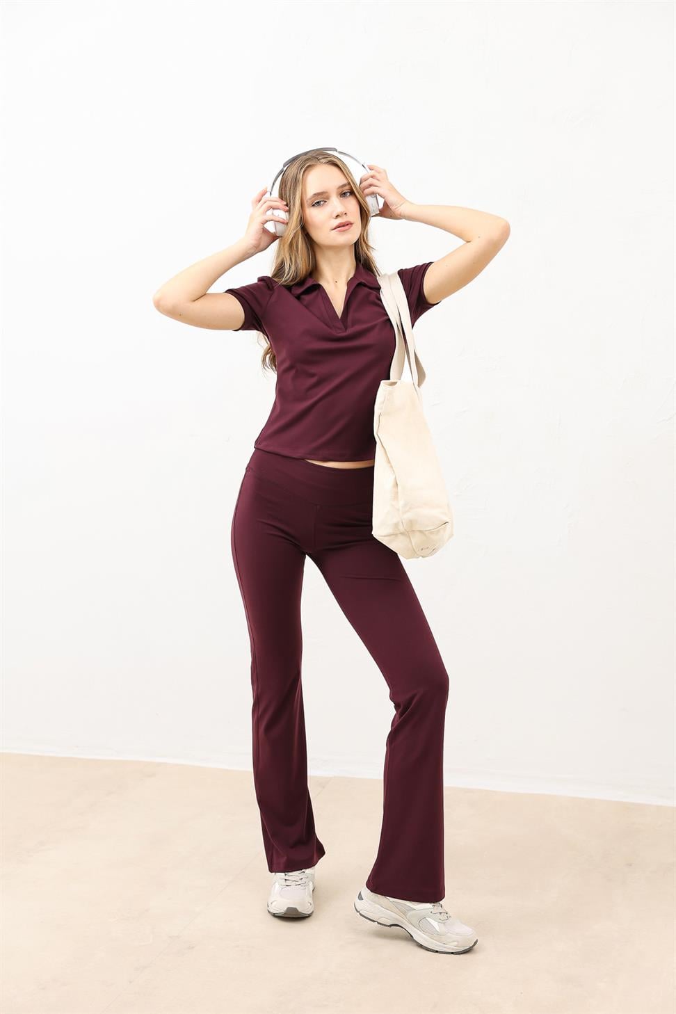 High Waist Spanish Leg Womens Leggings