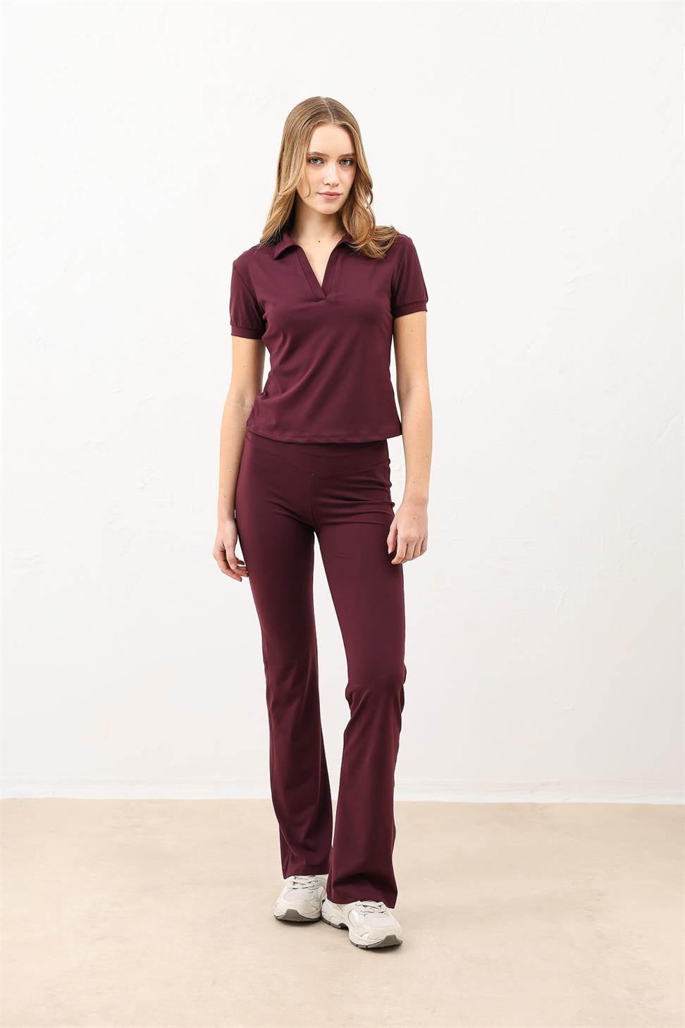 High Waist Spanish Leg Womens Leggings