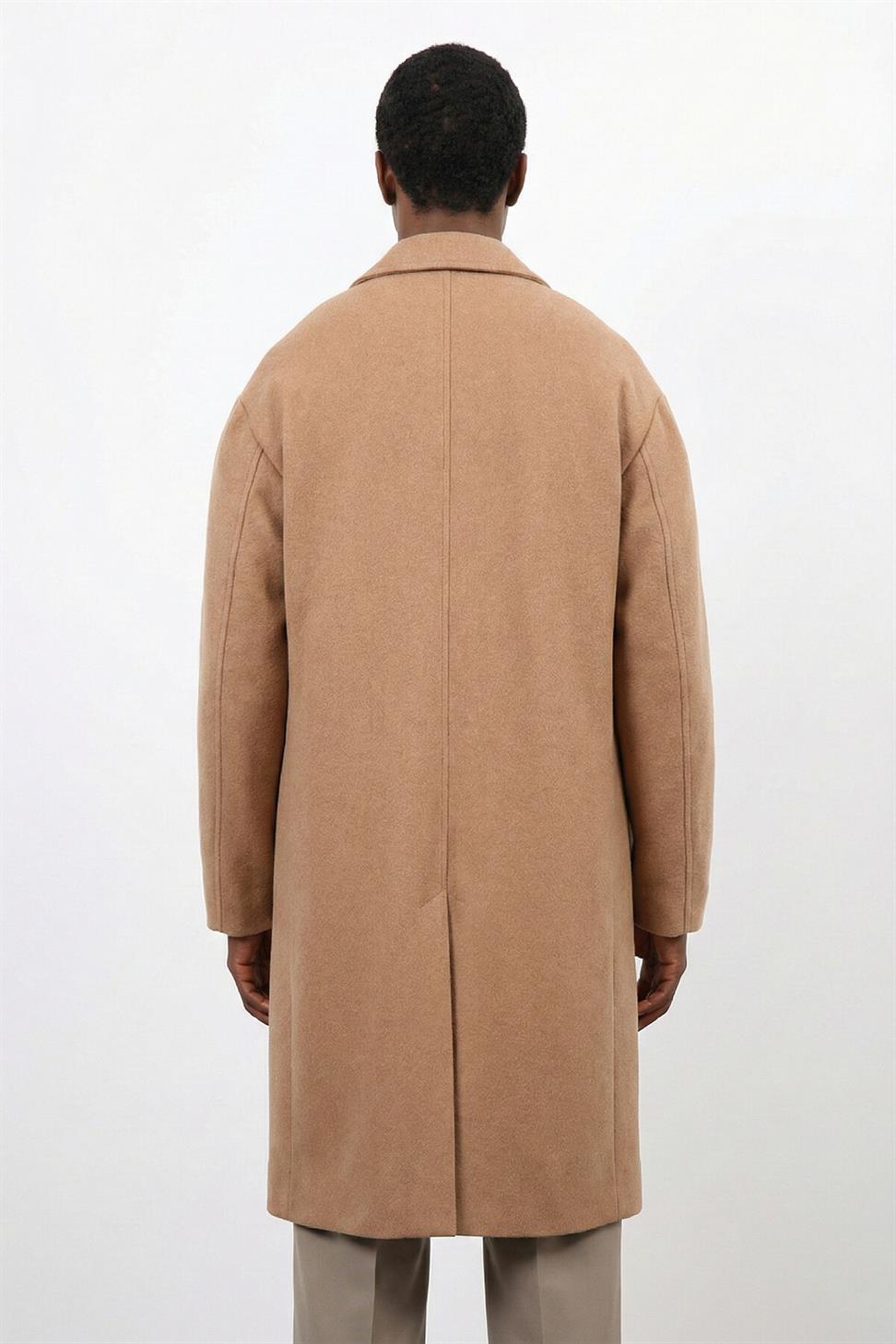 Antioch Camel Relax Fit Erkek Kaban