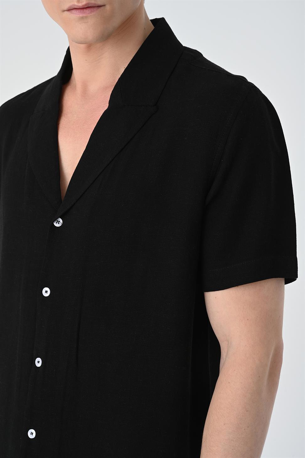 سترة طوق قميص الرجال