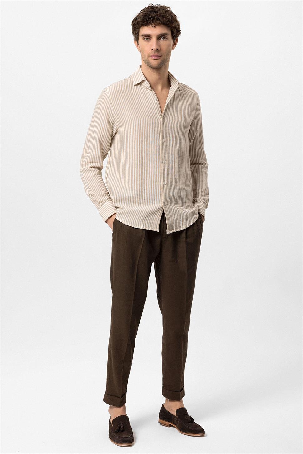 قميص رجالي مخطط