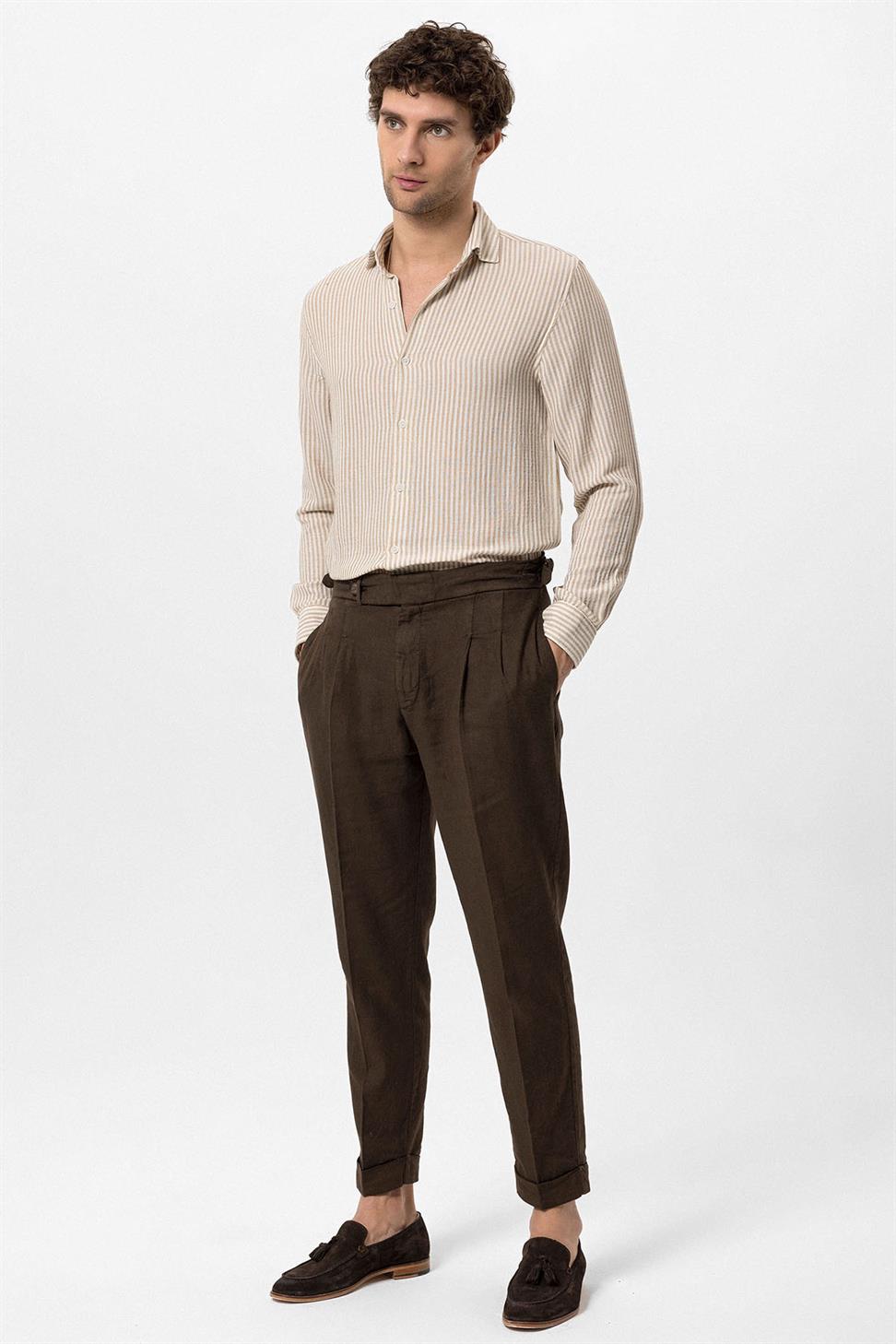 قميص رجالي مخطط