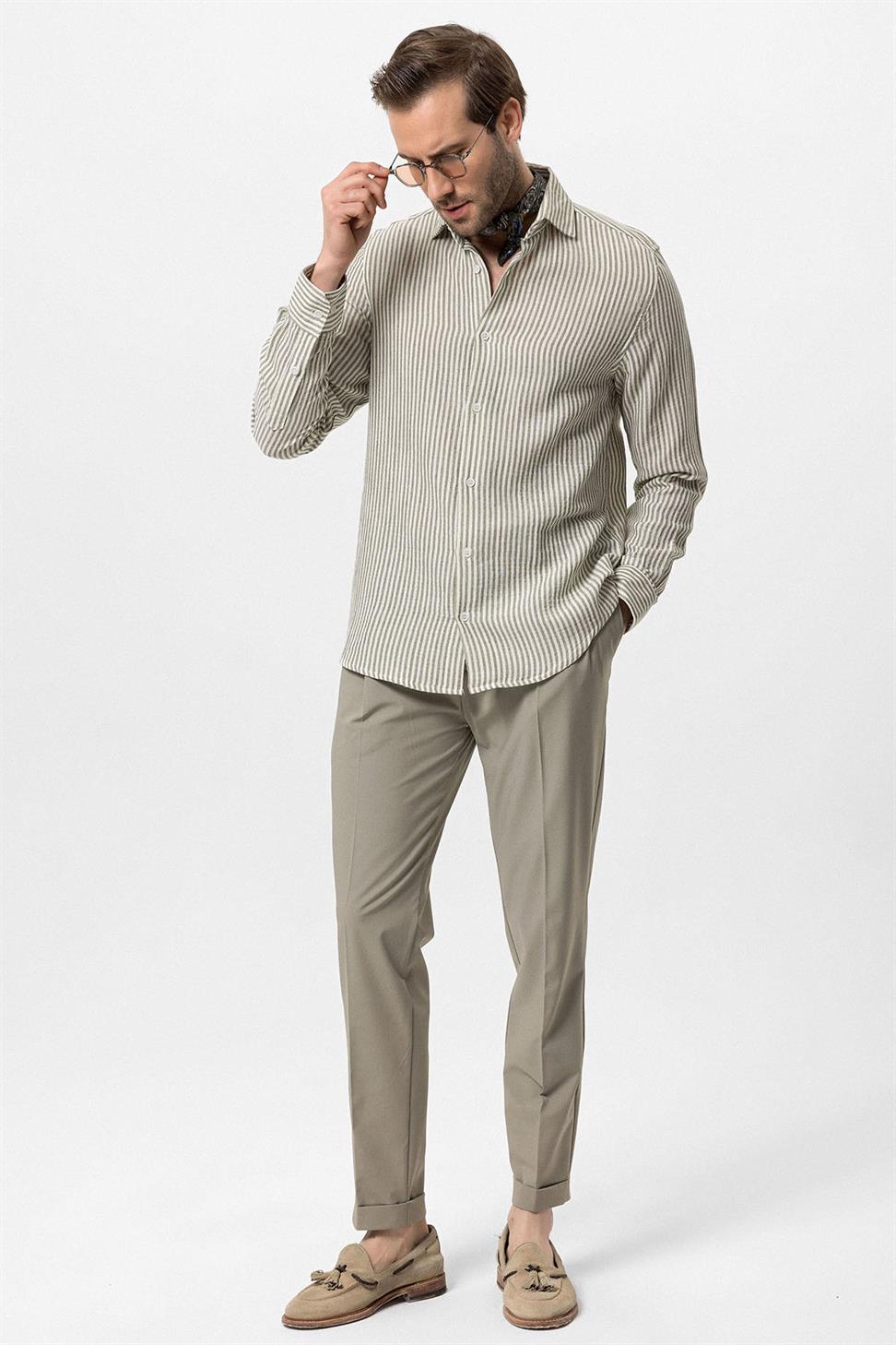 قميص رجالي مخطط