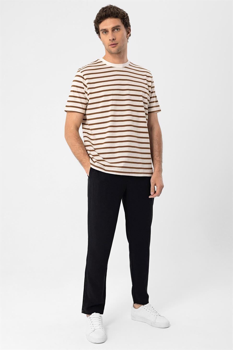 تي شيرت مخطط للرجال