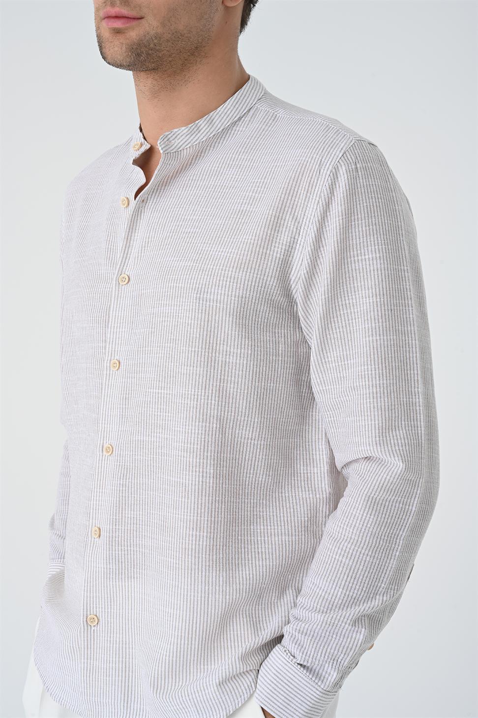 قميص رجالي قطن مخطط