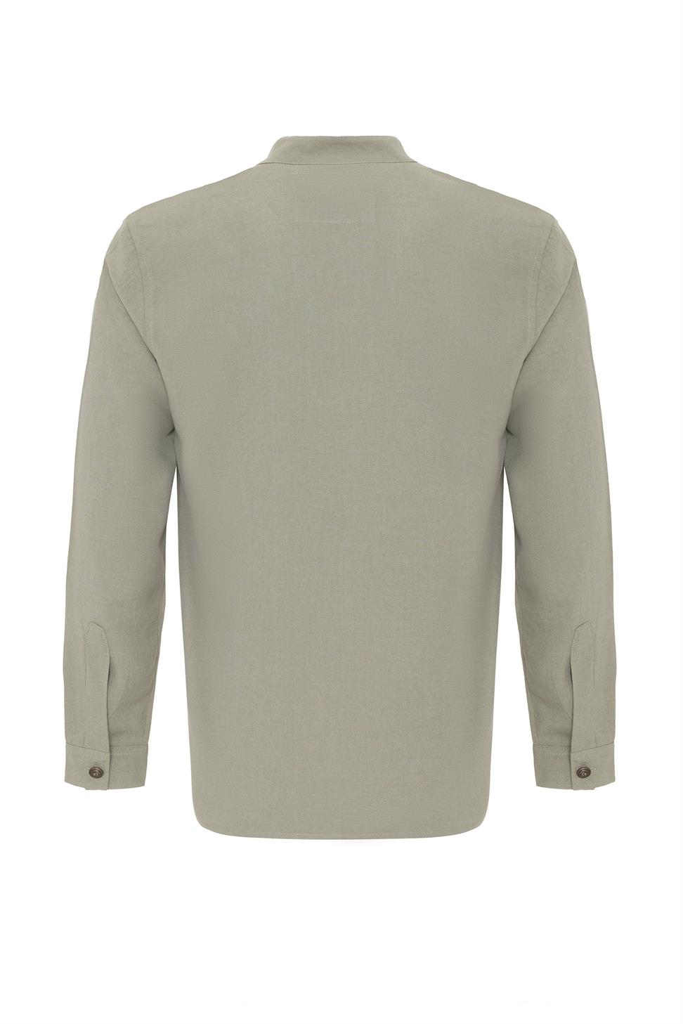 زر مفصل الوقوف طوق القميص الرجالي