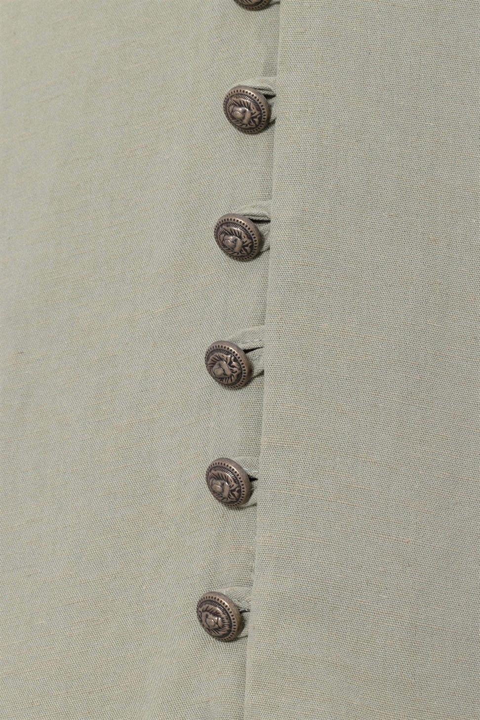زر مفصل الوقوف طوق القميص الرجالي