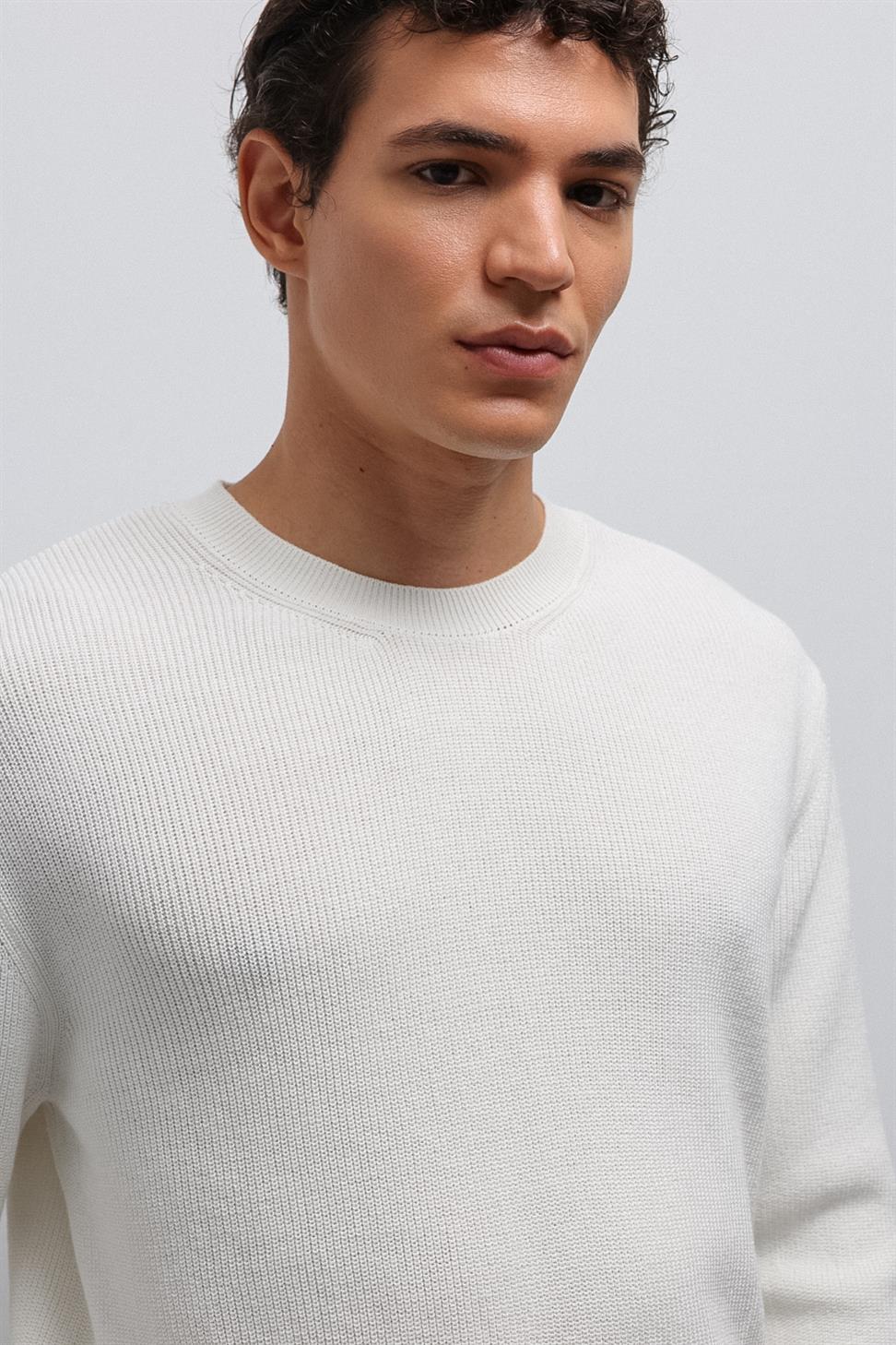 Antioch Ekru Dokulu Erkek Kazak