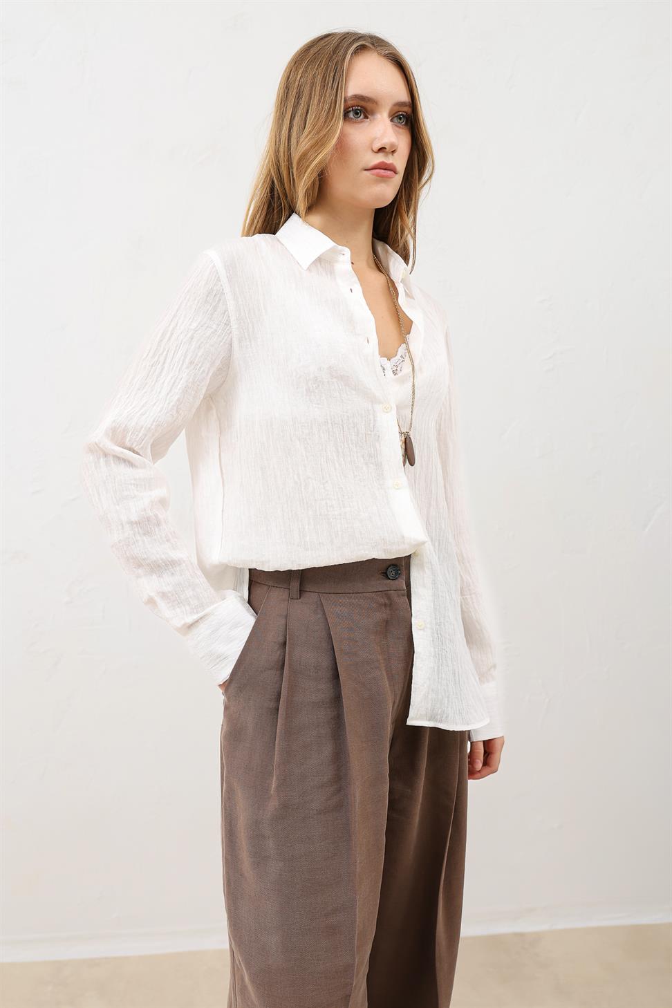 Textured Womens Shirt