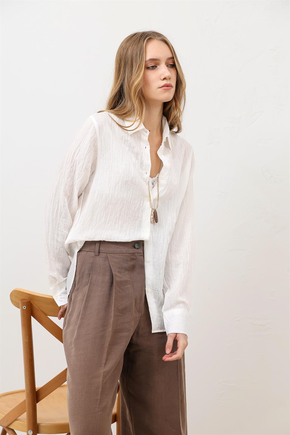 Textured Womens Shirt