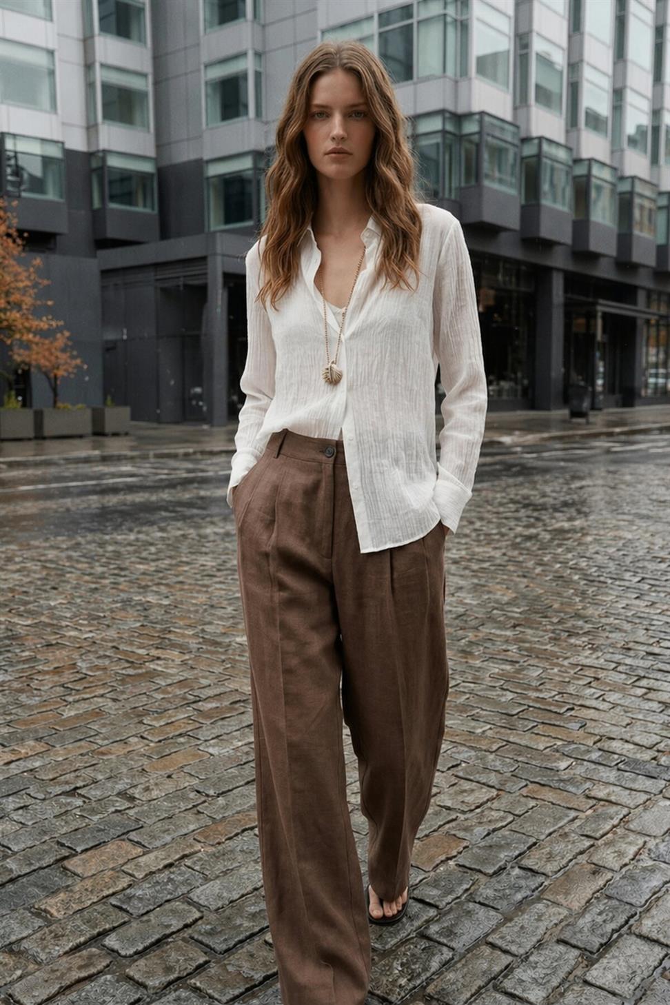 Textured Womens Shirt