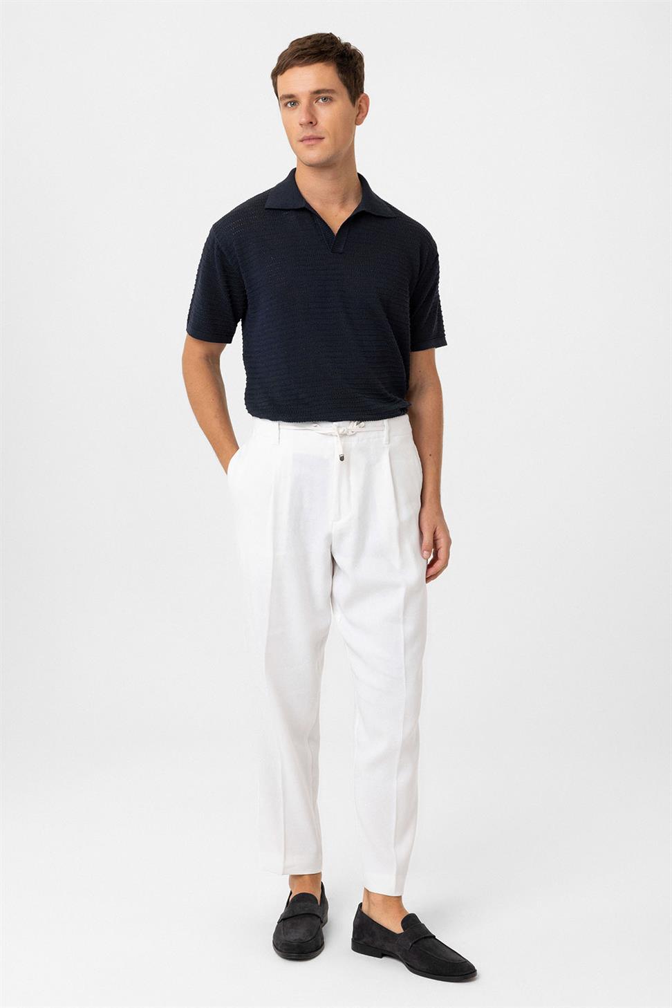 Antioch Ekru Jogger Relaxed Fit  Erkek Pantolon