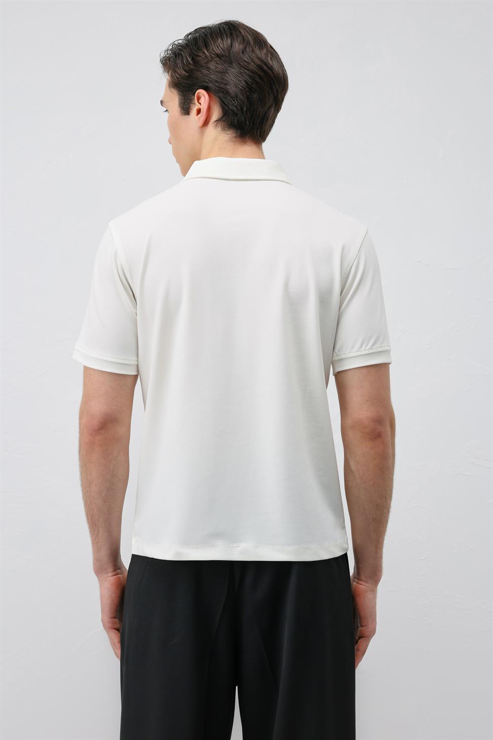Mens Lyocell-Blend Polo Shirt