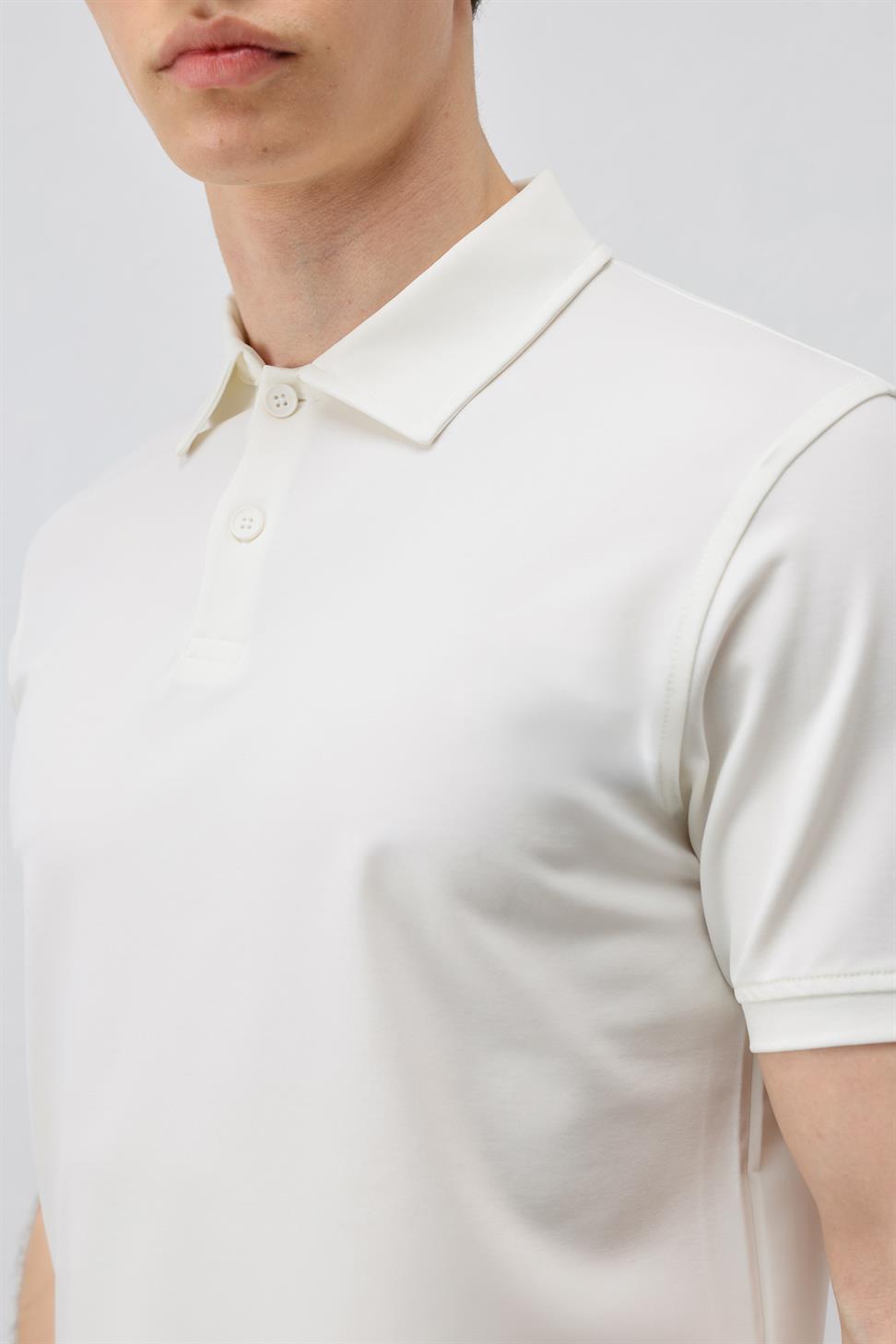 Mens Lyocell-Blend Polo Shirt