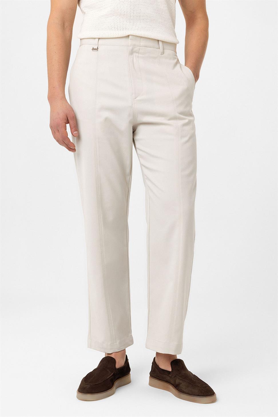 Antioch Ekru Straight Fit Erkek Pantolon