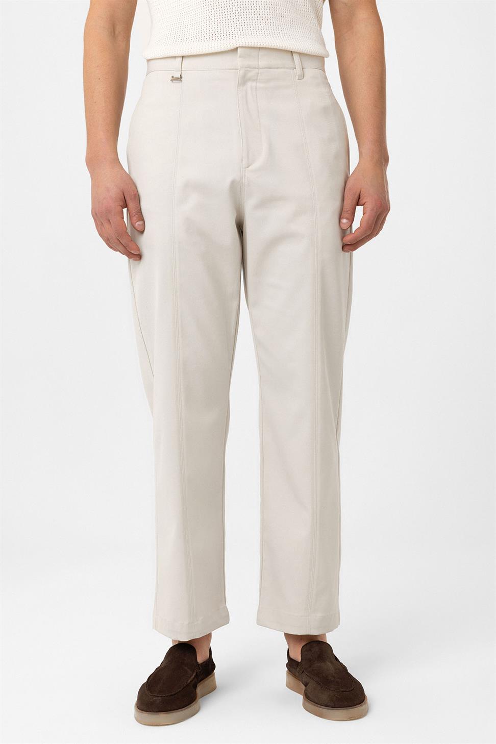 Antioch Ekru Straight Fit Erkek Pantolon