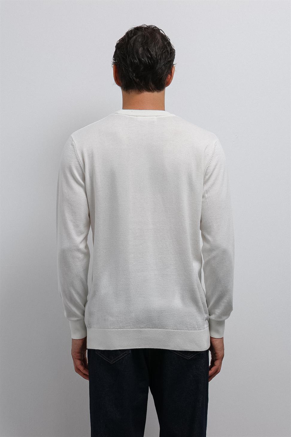 Antioch Ekru Yumuşak Dokulu Basic Erkek Kazak