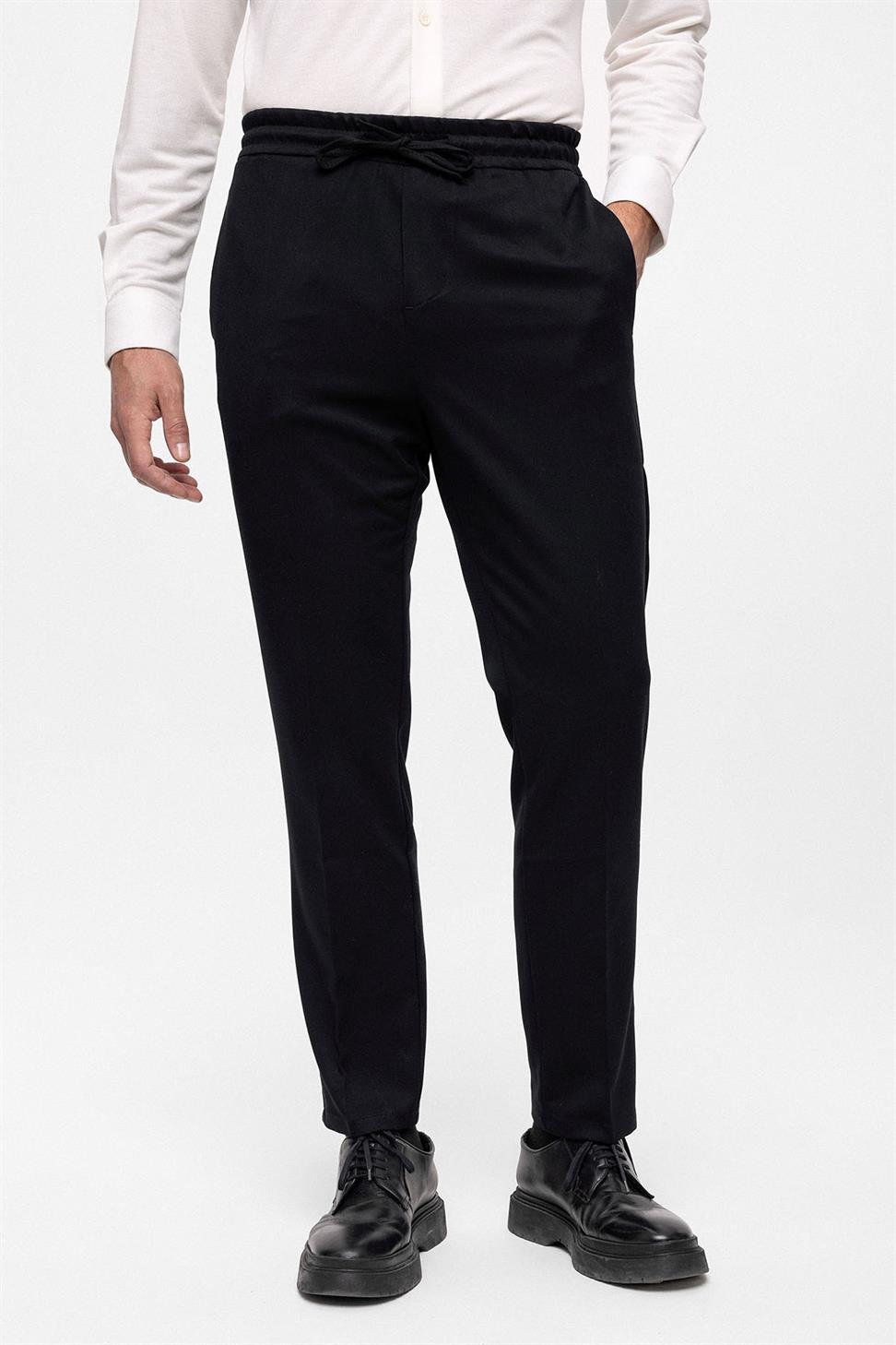 مرونة عالية الخصر السراويل الرجالية