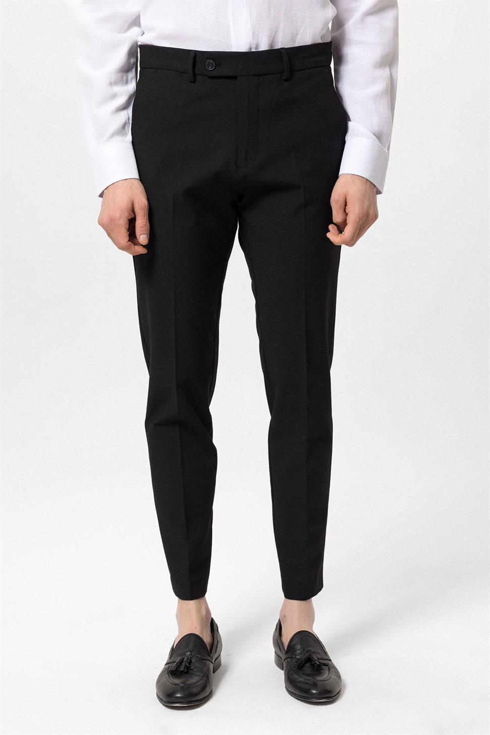 بنطلون قماش سليم صالح للرجال