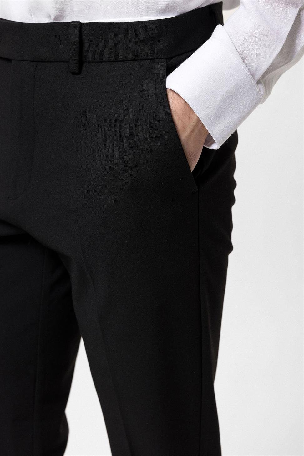 بنطلون قماش سليم صالح للرجال