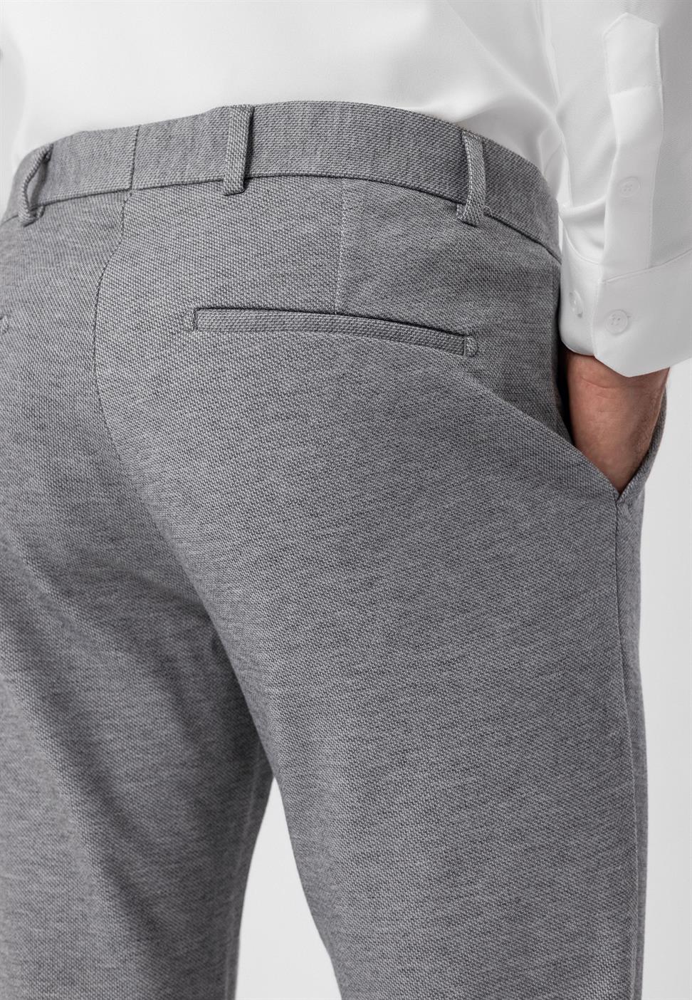 بنطال ذو قصة ضيقة للرجال بساقين مزدوجة