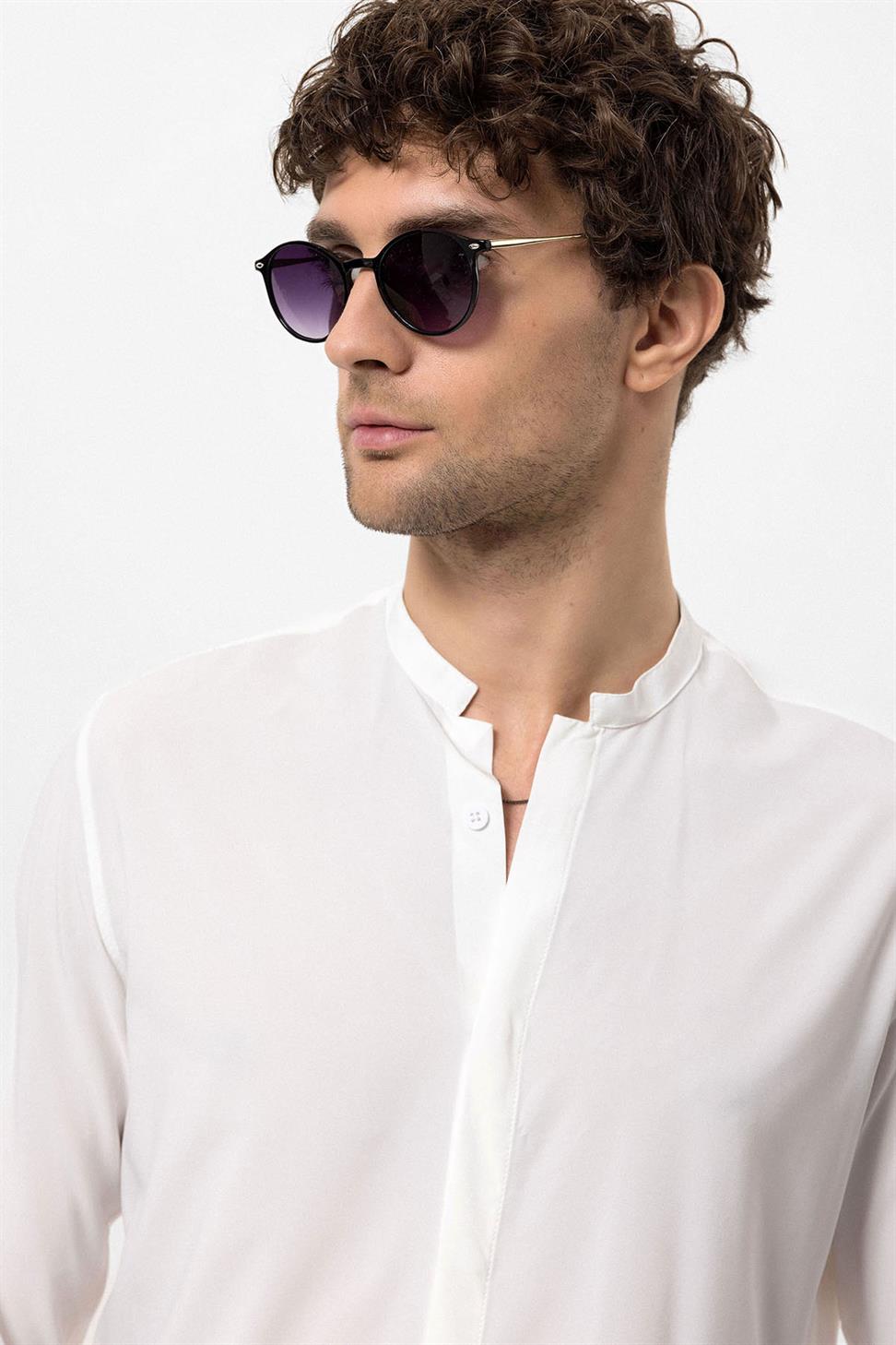 قميص رجالي بأكمام طويلة