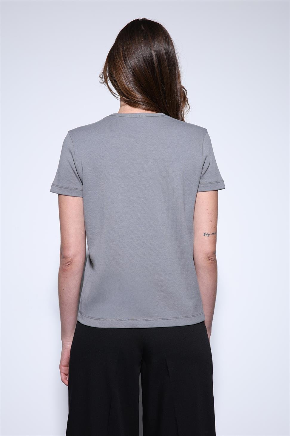 Antioch Füme Basic Kadın T-Shirt