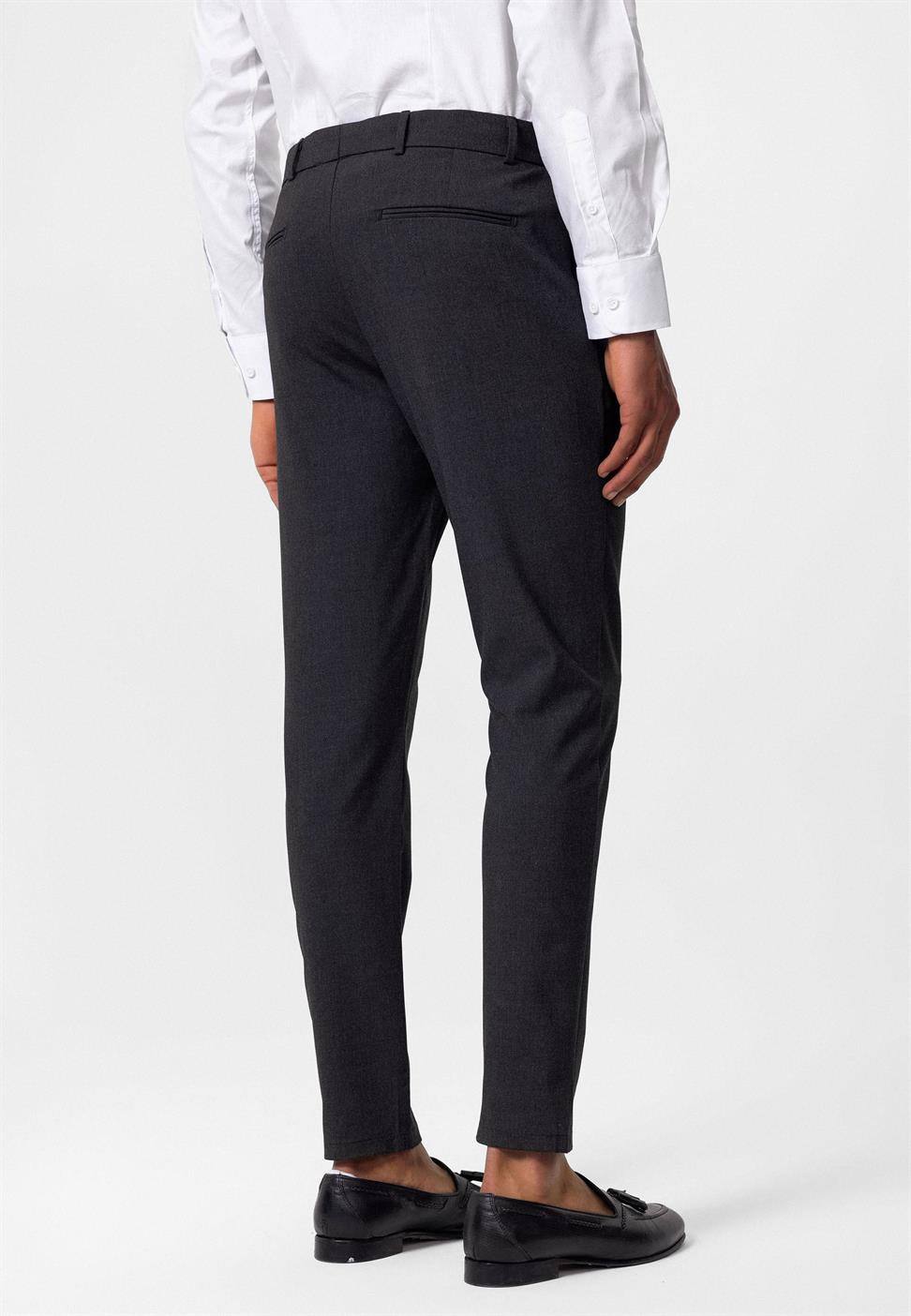 Antioch Füme Erkek Slim Fit Kumaş Pantolon