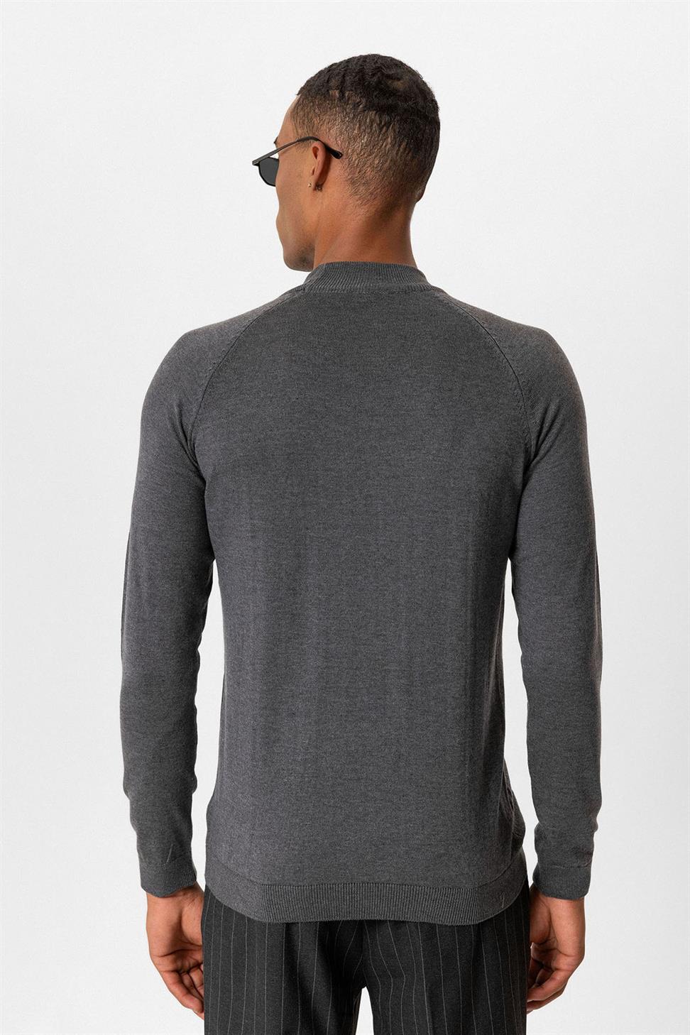 Antioch Füme Yarım Boğazlı Erkek Triko