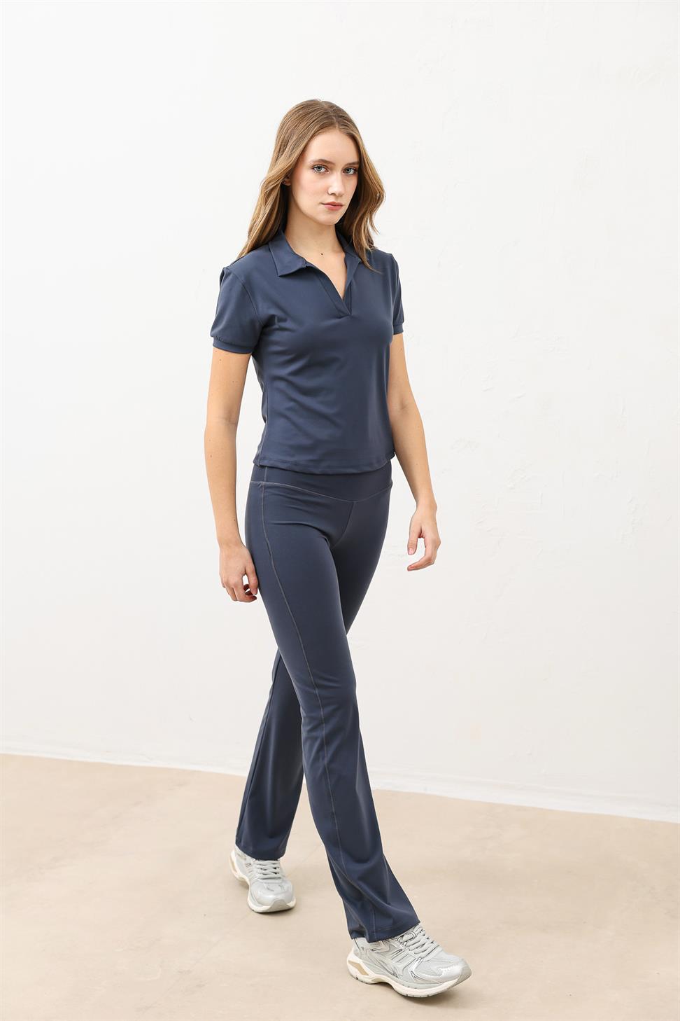 High Waist Spanish Leg Womens Leggings