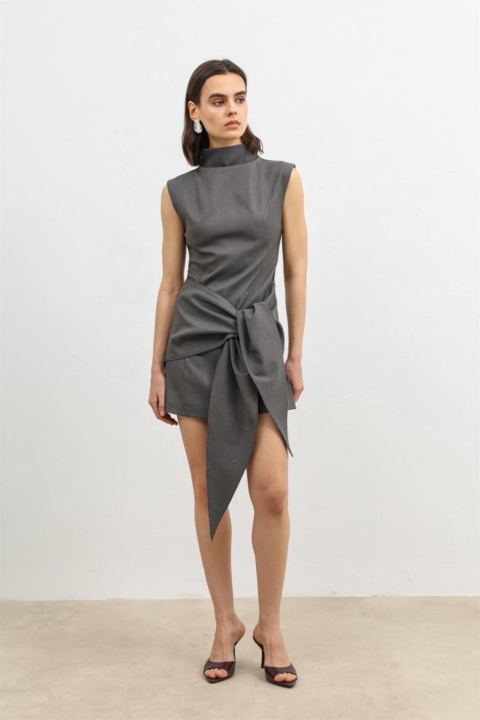 Womens Mini Dress with a Belt