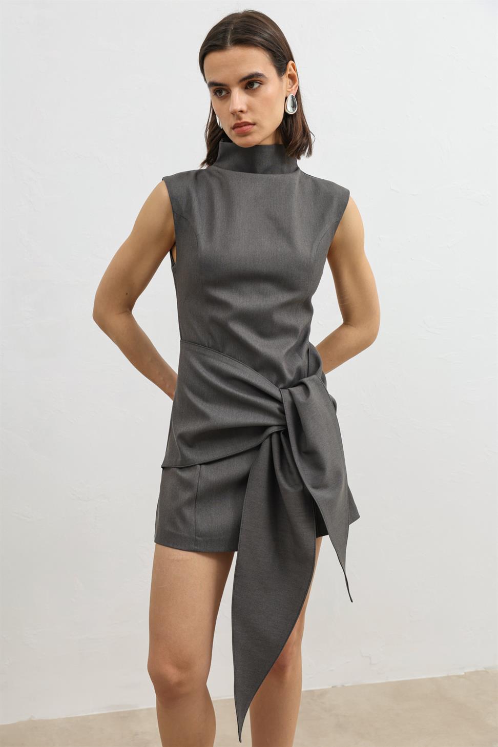 Womens Mini Dress with a Belt